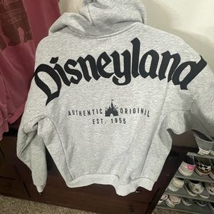 Disneyland Spirit Jersey Style Zip Up Fleece Jacket